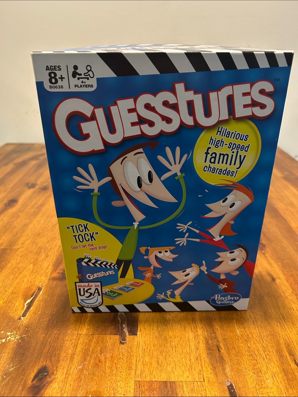 Hasbro Guesstures Party  Charades Game -Blue Box with Red & White Logo Complete